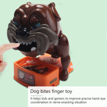 Dog Bite Finger Toy Bad Dog Bone Action Game Toy Non Svegliarti Dog Bite Finger Game