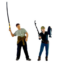 Highly Detailed Fishing Sport Miniature Resin Art-1082 Set