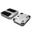 Square Mouse Wireless Computer Mouse 3 Mode BT/2.4G/USB  Capacitive Mouse for PC Laptop Notebook Desktop Silver 9
