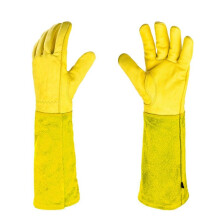Rose Pruning Gloves for Men and Women Long Thorn Proof Gardening Gloves Breathable Leather Best Garden Gift S