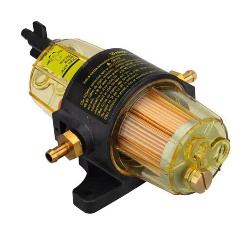2X UF-10K Fuel Filter Fuel-Water Separator Assembly with Filter Elements Fuel Filter Assembly for  Outboard Engine 1