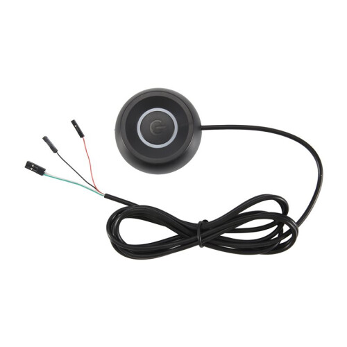 Computer Desktop  1.8m PC Motherboard External Start Power LED Light Button Extension Cable Round Startup  A