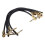 Gitarr  Effect Device Ansluter Tråd Dubbelt Flat  Anaerobic Audio  Pedal Instrument Jack Plug 30CM 7
