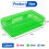 6 Pack Plastic Pencil Boxes Case Bulk Assorted Colors Capacity Pencil Box Clear Pencil Case with Lid Snap Closure 7