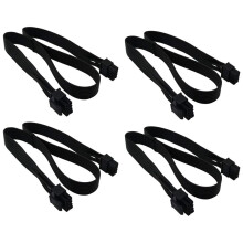4X CPU 8 Broches Mâle Vers CPU 8 Broches (4 + 4) Mâle EPS-12V Câble Adaptateur D'Alimentation de la Carte Mère pour Alimentation Modulaire (60