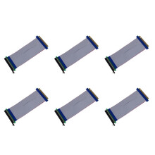 6X PCI-E Express 16X Riser Card Extender Verlaengerungskabel