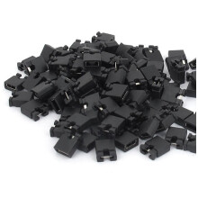 120 Piezas de 2,54 Mm PCB EstáNdar Derivaciones Conector de Tapa de Puente Corto