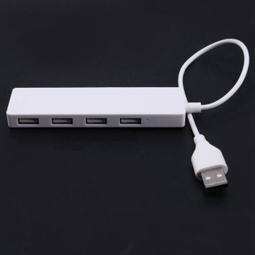 ultra slim USB Hub 4-port USB 2.0 Hub white 1
