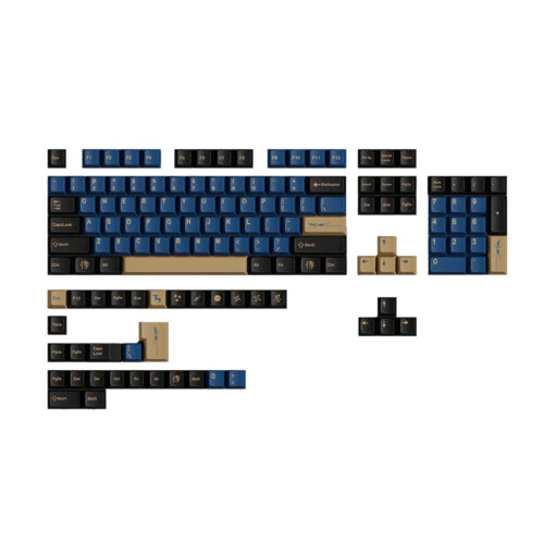 Tasti Pbt  Profile Blu Samurai  Set Tasti Tasti Inglesi