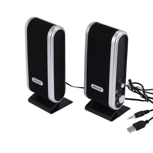 NEW 120W USB Power Desktop Computer Notebook Audio Speaker 3.5mm Earphone Jack