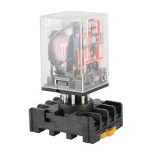 MK2P-I KlargehäUse DPDT AC220V Spulenrelais Sockelbasis