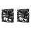 2X TEUCER AF14025 PC Cooling Fan 4PIN PWM 140mm Computer Case Cooling System Fan Low Noise PC Gamer CPU Cooler Black 1