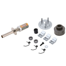 2 Set Accessories: 1Set for HSP 80101 1.2V Glow Plug Igniter & 1Set RC 14T Gear Bearing Clutch Shoes Flywheel Assembly