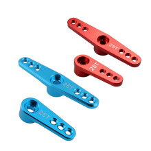 2Set 25T Aluminum RC Servo Arm Horn for Futaba Savox Xcore HL HSP HD Power RC Tools,Red &