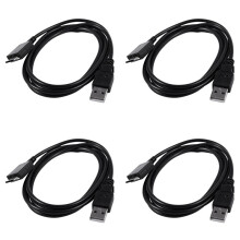 4X USB-Gegevensoplaadkabel voor Walkman MP3-Speler