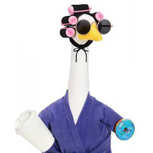 Eye Catching Cheerful 23Inch White Geese Bathrobe-JJ69541C1
