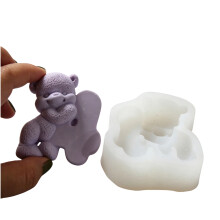 Fun Bear Designs Moule à bougie à gâteau en silicone pour-4