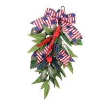 Memorial Day Kranz, künstliche-Umgedrehter Baum