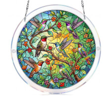 Acrylic Construction Hanging Ornament Handmade Puzzle Art For-3
