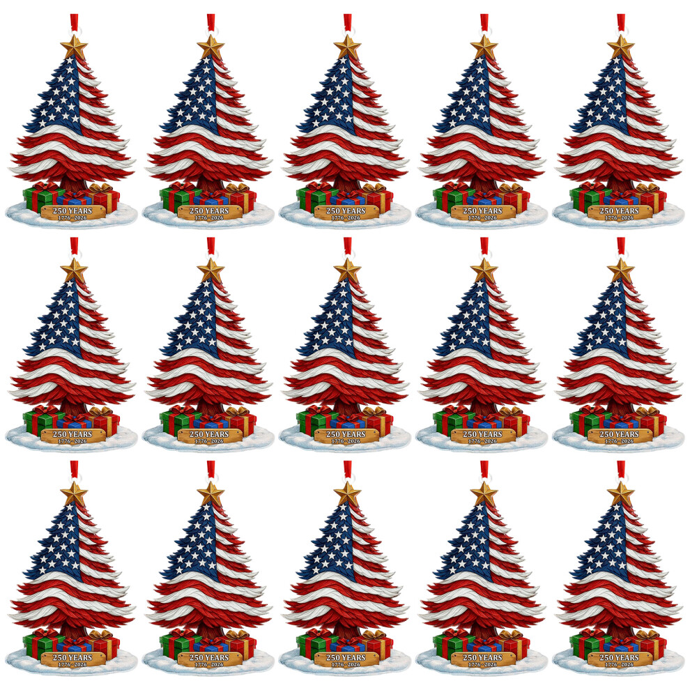 250Th Anniversary Ornament Shatterproof Acrylic Christmas-A 15 7704001413311
