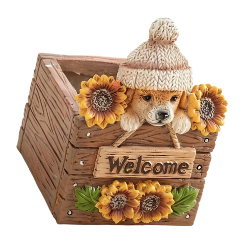 Weerbestendige bloempot van dierlijke hars, creatieve-4