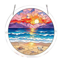 In elkaar grijpende Light Play Sun Catcher wanddecoratieset-A