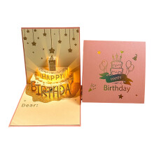 Cake Anniversary Card with Light and Sound Foldable Greeting-1