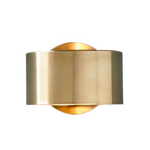 Led Wall Light,Wall Sconce Decorative Wall Lighting Indoor Minimalist Golden Wall Light Fixture for Corridor-Warm Light