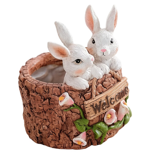 Light weight Decorative Resins Planter Durability Outdoor-3