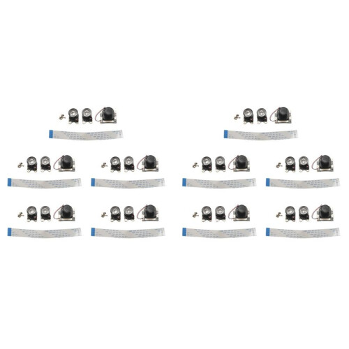 10X Night Vision Camera Module for Raspberry Pi 4,  5MP 1080P HD Video OV5647 Sensor Webcam Kit with Embedded IR-Cut