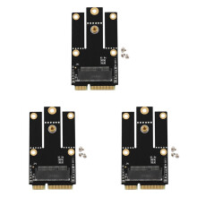 3X New M.2 NGFF to PCI-E (PCIe+USB) Adapter for M.2 Wifi Wireless Wlan Card AX200 9260 8265 8260