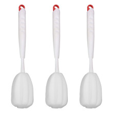 Household Sponge Brush Straw Cleaning Tool For Daily Dish-Red