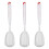 Ergonomic Handle Sponge Scrubber And Straw Cleaner Cleaning-Red 1