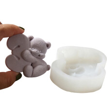 Flexible Silikonform in Bärenform zur Herstellung dekorativer-3