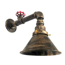 1Pcs Vintage Industrial Rustic Wall Table Lights Steampunk Metal Water Pipe Ceiling Wall Table Lights