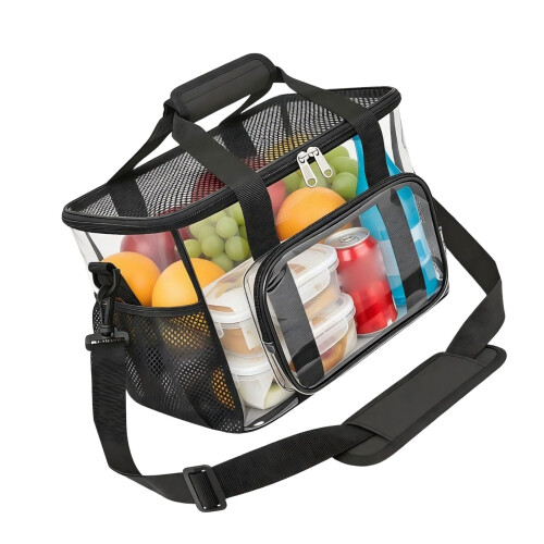 Functional PVC Storage Bag With 4 separated Sections Perfect For