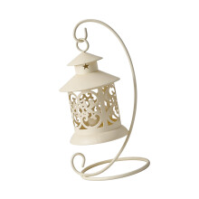 Unique Openwork Metal Candle Stand In European Styles For-White