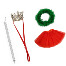 Schattige 23 inch decoratieve ganzenjurk-outfitset, perfect-Rood