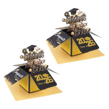 Afstuderen wenskaart 3D papier snijwerk wenskaart-2