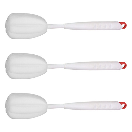 Ensemble de brosses de nettoyage en éponge, brosse à-Rouge
