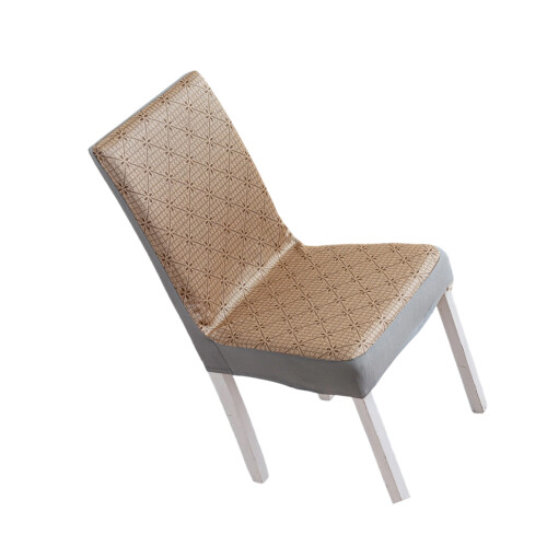 Housse de chaise de salle à manger élastique,-Glacage doré