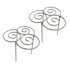 Piquet de plante en métal, 2 piÚces, pour plante intérieure en-S