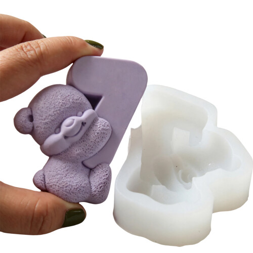 Moule en silicone en forme d'ours pour la fabrication de-7