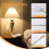 4 Pieces Ceiling Fan Chain Pulls Wooden Pull Chain Extension Pull Chain for Ceiling Light Lamp Fan Chain 5