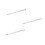 3Pcs Durable White Metal Stylus Pen for Tablets with Fabric Tip 2