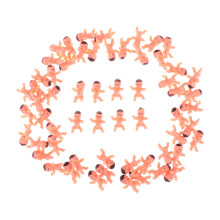 Fascinante petite collection de poupées en plastique-100 pièces