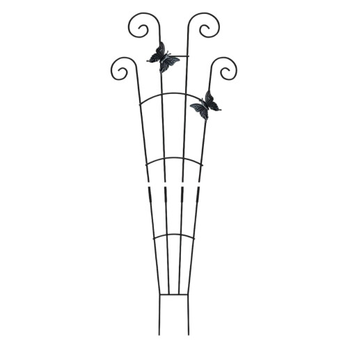 Kletterpflanzengitter aus Eisen, kleines-2 Schmetterlinge