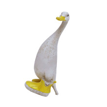 Duck Garden Statues Resin Duck Figurines-Lift your right foot