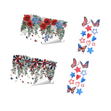Durable PET Materials Static Cling Film US-1508 two piece set