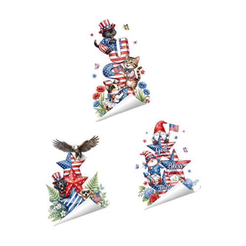 High Transparency PET Static Decal For-1472 three piece set